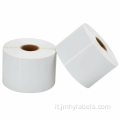 60x40mm blank white etichetta etichetta a barre del codice a barre